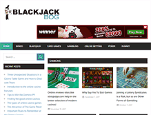 Tablet Screenshot of blackjackbog.com